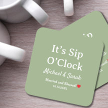 Casamento Rústico Sage Verde É Hora de Beber Perso