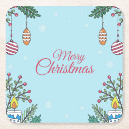 Porta-copo De Papel Quadrado Celebrar conosco