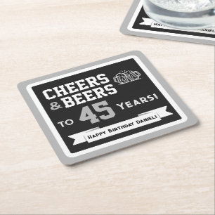Porta-copo De Papel Quadrado Cervejas e Aplausos com Tema Esportivo para Festa