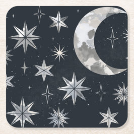 Porta-copo De Papel Quadrado Céu Noturno Estimulante