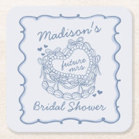 Chá de panela de Bolo de Coquetes do Coração Retro