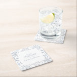 Porta-copo De Papel Quadrado Chá de panela de inverno com Floco de Neve Azul Mo<br><div class="desc">Apresentando a sensacional Porta copos de papel quadrado de Chá de panela azul moderno Dusty! Essa criação encantadora é a adição perfeita ao seu caso mágico de terra maravilhosa do inverno. Você está pronto para levar sua chá de panela ao próximo nível de elegância? Imaginem um dia de inverno, uma...</div>