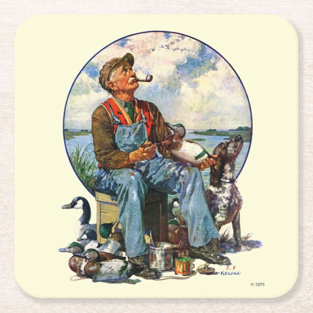 Porta-copo De Papel Quadrado Chamarizes (Frente)