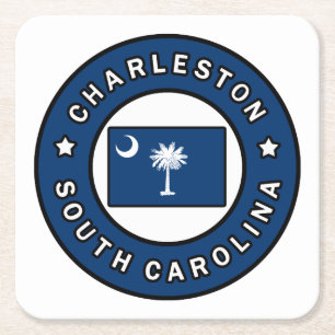 Porta-copo De Papel Quadrado Charleston Carolina do Sul