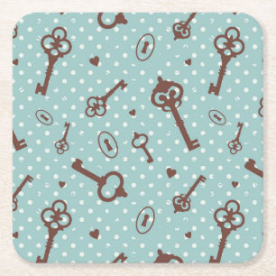 Porta-copo De Papel Quadrado Chaves retros dos namorados