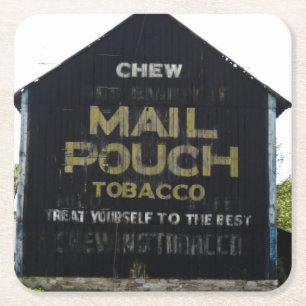 Porta-copo De Papel Quadrado Chew Mail Pouch Celeiro Vintage Americana