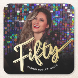 Porta-copo De Papel Quadrado Cinquenta e cinquenta e cinquenta cores de fotos p