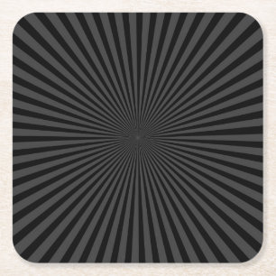 Porta-copo De Papel Quadrado Cinzas Escuras e Fundo de Rastreio Negro