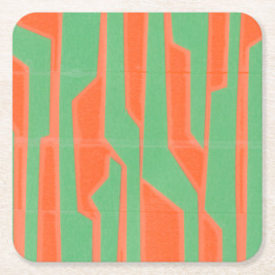 Porta-copo De Papel Quadrado Circuito Moderno I