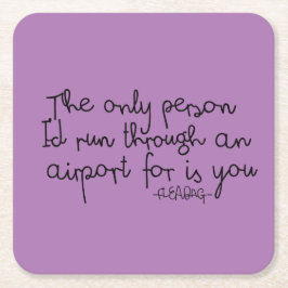 Porta-copo De Papel Quadrado Citações de Fleabag