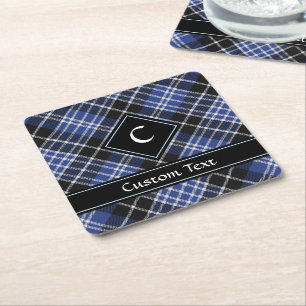 Porta-copo De Papel Quadrado Clan Clark Tartan