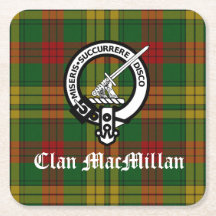 Clan MacMillan Crest Crachá e Tartan