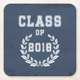 Porta-copo De Papel Quadrado Classe de 2018