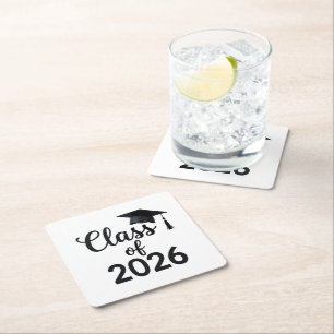 Porta-copo De Papel Quadrado Classe De 2026