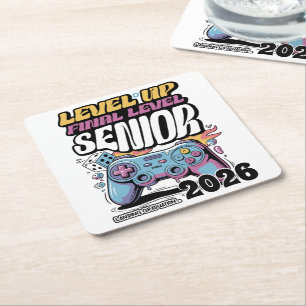 Porta-copo De Papel Quadrado Classe de Mais velho Personalizada de 2026, Forman