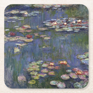 Porta-copo De Papel Quadrado Claude Monet Impressionista Impressionista Impress