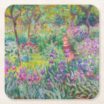 Porta-copo De Papel Quadrado Claude Monet - O Jardim Íris de Giverny<br><div class="desc">Jardim Íris em Giverny / Jardim do Artista em Giverny - Claude Monet,  1899-1900</div>