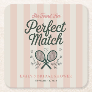 Porta-copo De Papel Quadrado Clube Social Perfect Match Tênis Chá de Noiva