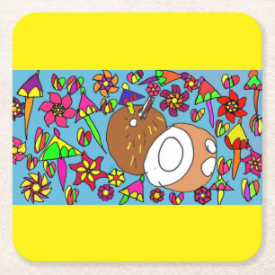 Porta-copo De Papel Quadrado Cocoanut Tropical Sorbet Air Freshener