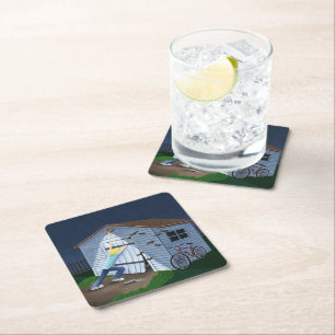 Porta-copo De Papel Quadrado Coisas que soam na noite