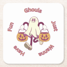 Porta-copo De Papel Quadrado Coleção de Festas de Halloween!