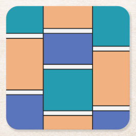 Porta-copo De Papel Quadrado Color Harmony