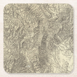 Porta-copo De Papel Quadrado Colorado 2