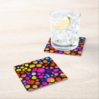 Porta-copo De Papel Quadrado Colorful