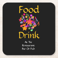 Comida Bebida Em Restaurante Bar Ou Pub Preto