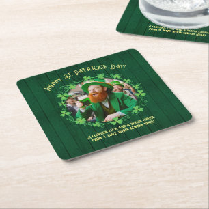 Porta-copo De Papel Quadrado Companhia Clover & Beer