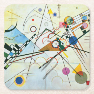 Porta-copo De Papel Quadrado Composição VIII por Wassily Kandinsky