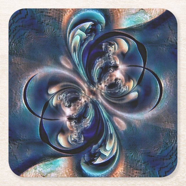 Porta-copo De Papel Quadrado Conceito (Frente)