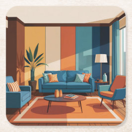 Porta-copo De Papel Quadrado Conjunto de Portas copos da sala moderna do século