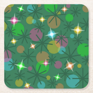 Porta-copo De Papel Quadrado Conjunto de portas copos das Luzes de Natal