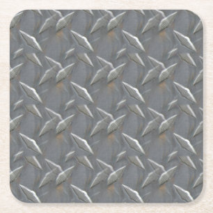 Porta-copo De Papel Quadrado Conjunto de Portas copos de Padrão de Diamante Met