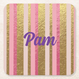 Porta-copo De Papel Quadrado Conjunto de Portas copos de Tipografia com Tiras D