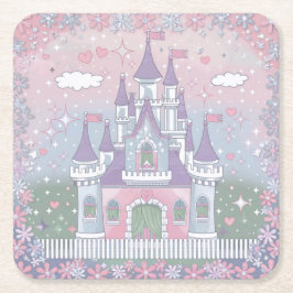 Porta-copo De Papel Quadrado Conjunto de Portas copos do Castelo de Pastel