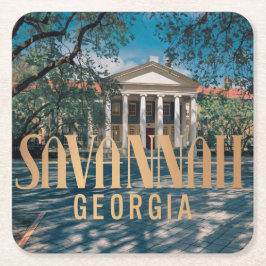 Porta-copo De Papel Quadrado Conjunto de Portas copos do Edifício Savannah Geor