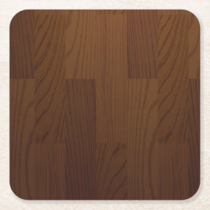 Porta-copo De Papel Quadrado Conjunto de Portas copos do painel de madeira simu