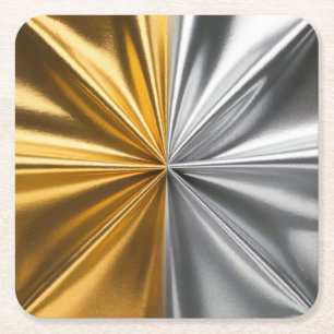 Porta-copo De Papel Quadrado Conjunto Dourado de Portas copos de Papel Quadrado