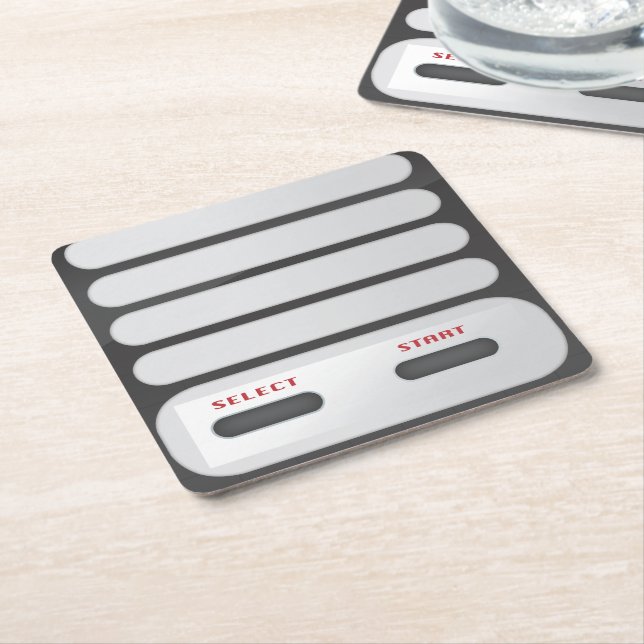 Porta-copo De Papel Quadrado Controlador do sistema de jogos (Inclinado)