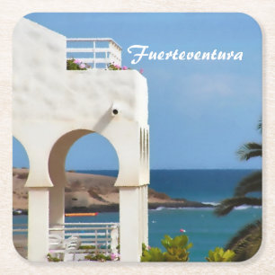 Porta-copo De Papel Quadrado Copo de Cortiça de Fuerteventura