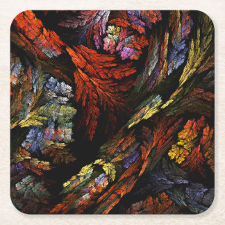 Porta-copo De Papel Quadrado Cor Harmonia Abstrato Art