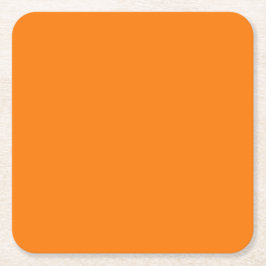 Porta-copo De Papel Quadrado Cor Laranja