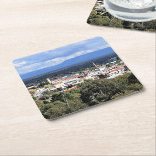 Porta-copo De Papel Quadrado Coração de Stawell e os Grampians