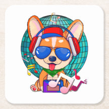 Corgi Kawaii Cute Dançante, Pup Música