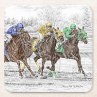 Corrida de Três Cavalos - Pescoço e Pescoço
