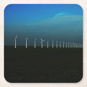 Porta-copo De Papel Quadrado costa de Windfarm