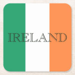 Porta-copo De Papel Quadrado costa irlandesa Flag Ireland<br><div class="desc">Irish Flag Ireland Porta copos © Trinkets and Things 2017 - AHP Design. Todos os Direitos Reservados.</div>