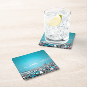 Porta-copo De Papel Quadrado Costa Jersey Shore